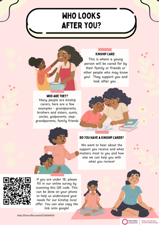 Kinship Children & Young people QR code survey