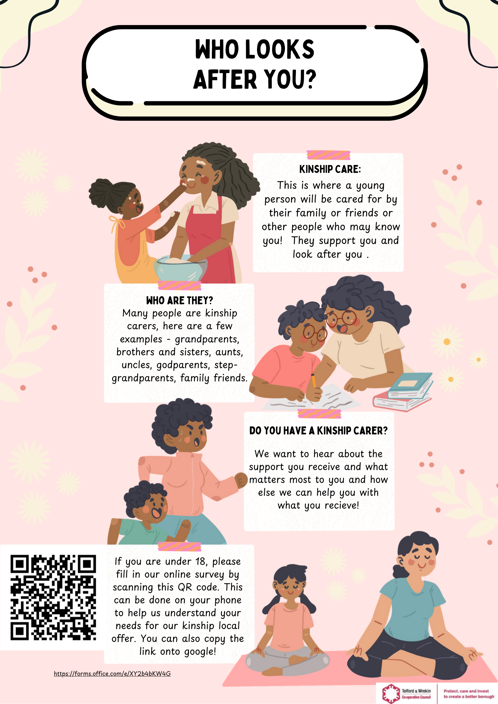 Kinship Children & Young people QR code survey