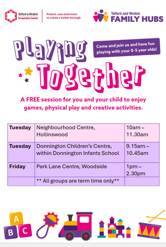 Playing Together Flyer